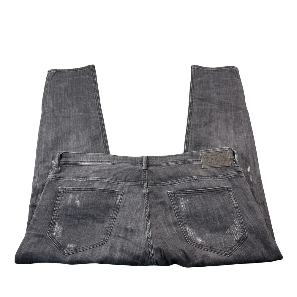 Diesel Thavar -XP Black Distressed Slim Skinny Mens Jeans Size 38X32 Mint